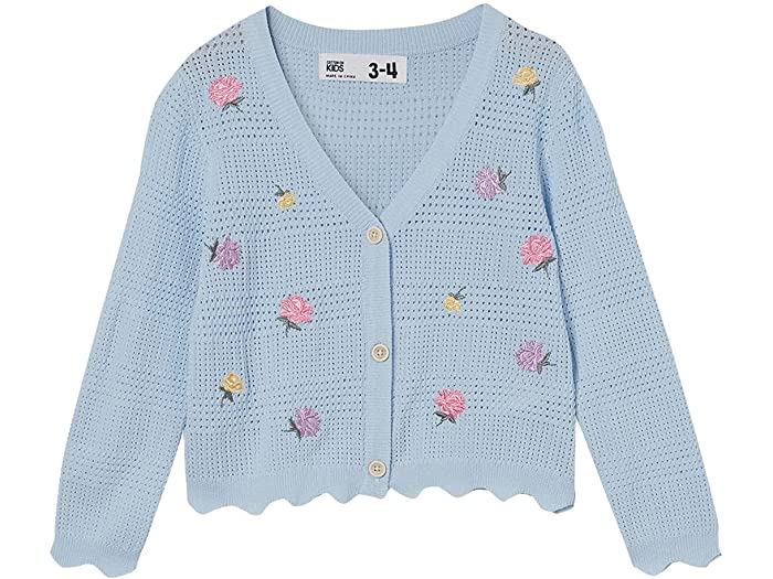 商店 取寄 コットン オン ガールズ オードリー フローラル カーディガン トドラー リトル キッズ ビッグ Cotton On Girls Audrey Floral Cardigan Toddler Little Kids Big White Water Blue Fucoa Cl