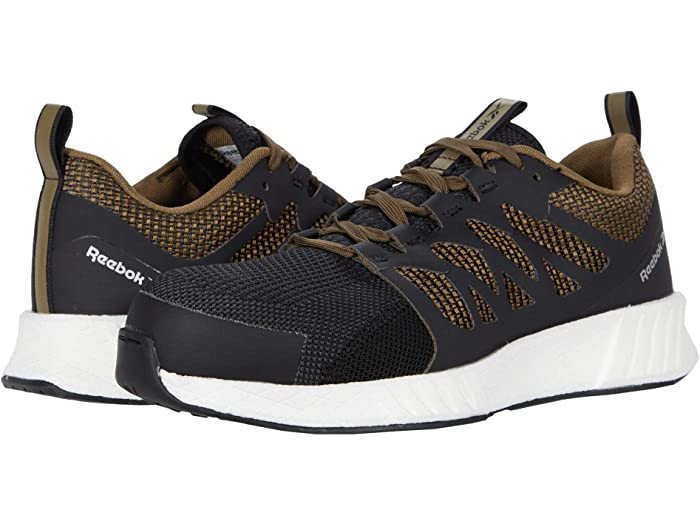 (取寄) リーボック ワーク メンズ フュージョン フレックスウィーブ ケージ コンポジット トゥ Reebok Work men Fusion Flexweave Cage Composite Toe Brown