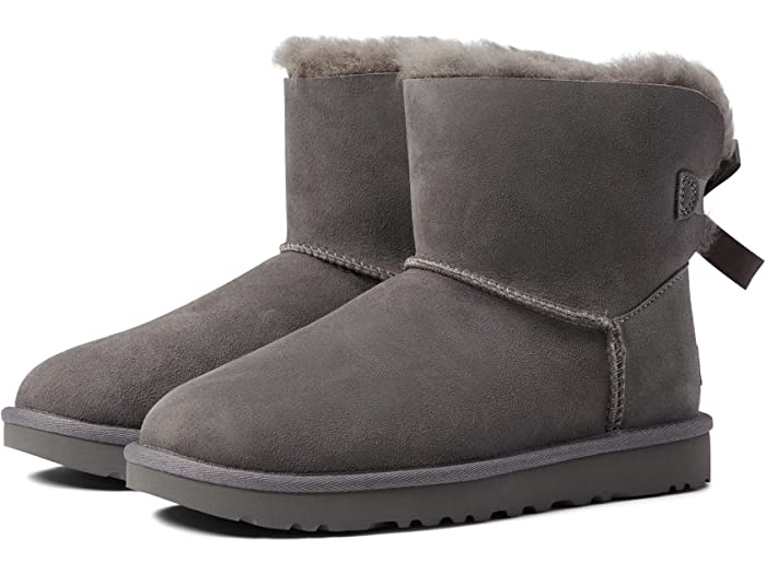 (取寄) アグ レディース ミニ ベイリー ボウ リ UGG women Mini Bailey Bow II Grey 33,651円