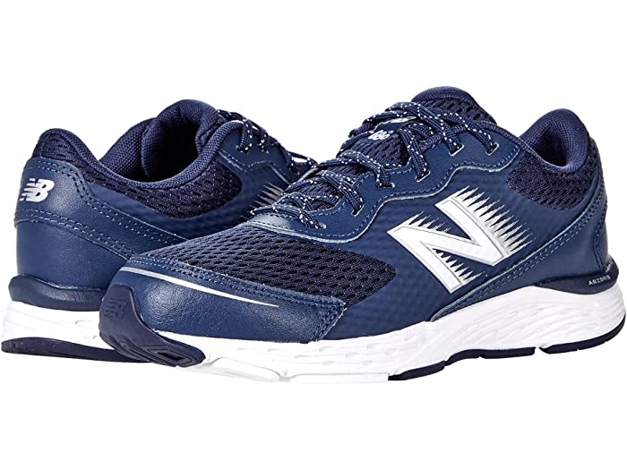 (取寄) ニューバランス キッズ ボーイズ 680v6 (リトル キッズ ビック キッズ) New Balance Kids boys 680v6 (Little Kid Big Kid) Natural Indigo White