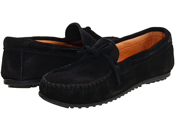 本物保証 取寄 ミネトンカ メンズ クラシック モック Minnetonka Men Classic Moc Black Suede Fucoa Cl