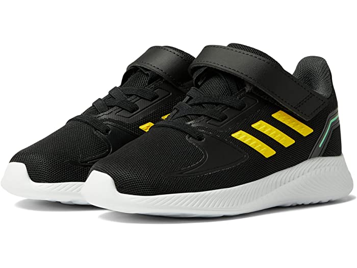 (取寄) アディダス キッズ ボーイズ ランファルコン 2.0 (インファント トドラー) adidas Kids boys Runfalcon 2.0 (Infant Toddler) Black Beam Yellow Beam Green