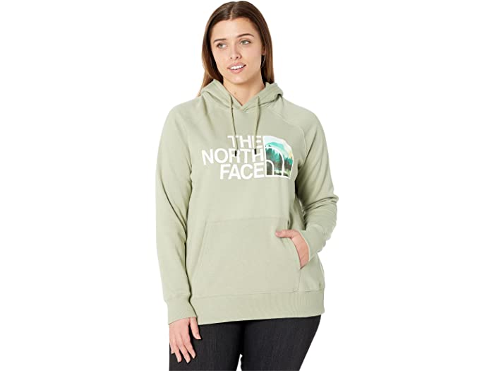 ストアー 取寄 ノースフェイス レディース プラス サイズ ハーフ ドーム プルオーバー フーディ The North Face women Plus Size  Half Dome Pullover Hoodie Tea Green fucoa.cl