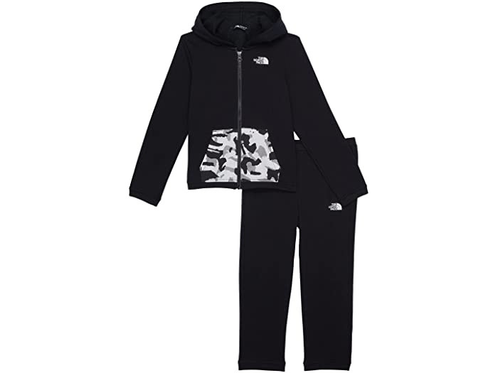代引き不可 取寄 ノースフェイス キッズ キャンプ フリース セット トドラー リトル The North Face Kids Kids Camp Fleece Set Toddler Little Tnf White Turtle Shell Print Fucoa Cl