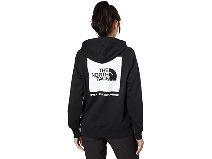 超熱 取寄 ノースフェイス レディース ボックス Nse プルオーバー フーディ The North Face women Box Pullover  Hoodie TNF Black White fucoa.cl