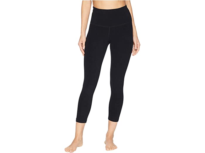 (取寄) ビヨンドヨガ レディース スペースダイ ハイ ウェスト カプリ レギンス Beyond Yoga women Spacedye High Waisted Capri Legging Darkest Night