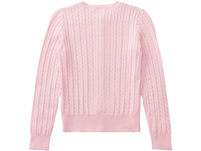 最大51%OFFクーポン 取寄 ラルフローレン キッズ ガールズ ケーブル ニット コットン カーディガン ビッグ Polo Ralph Lauren  Kids girls Cable Knit Cotton Cardigan Big Hint of Pink Nevis Pony Player  fucoa.cl