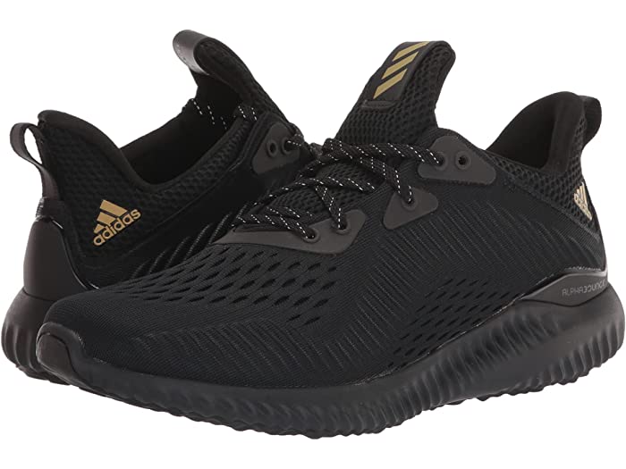 モデル着用 注目アイテム 取寄 アディダス ランニング メンズ アルファバウンス 100パーセント Adidas Running Men Alphabounce 1 Black Gold Metallic Grey Fucoa Cl