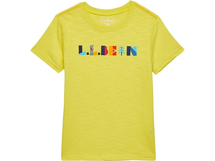 (取寄) エルエルビーン キッズ グラフィック ティー グロウ イン ダーク (リトル キッズ) L.L.Bean kids Graphic Tee Glow in the Dark (Little Kids) Yellow Sun