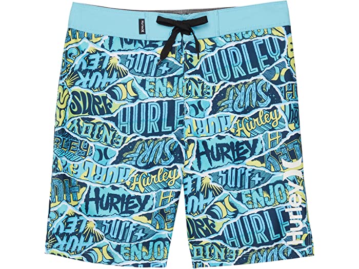 あすつく】 取寄 ハーレー キッズ ボーイズ ステッカー ボードショーツ リトル Hurley Kids boys Sticker  Boardshorts Little Blue Gaze fucoa.cl