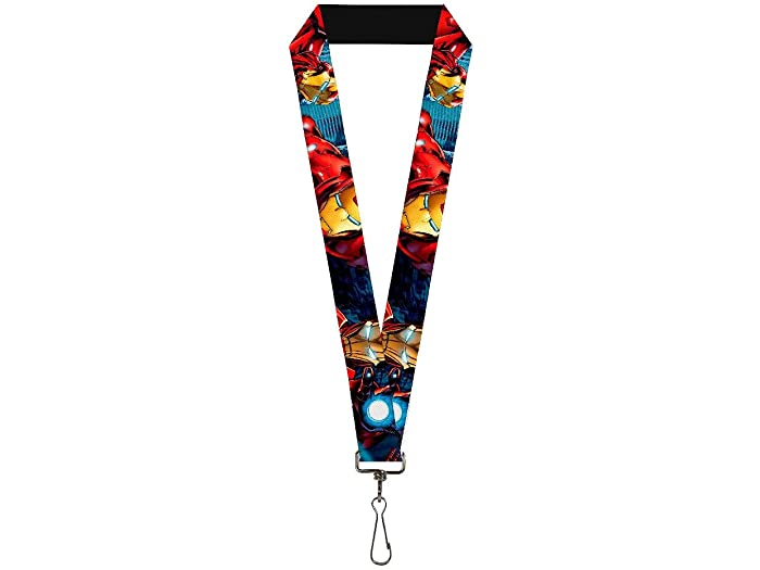 (取寄) バックルダウン ランヤード - アイロン マン アクション1 Buckle-Down Lanyard - Iron Man Action1 Multicolor