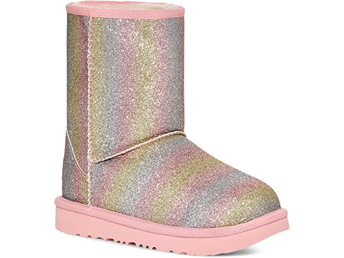(取寄) アグ キッズ ガールズ UGG Kids girls Classic II Glitter (Toddler Little Kid) Metallic Rainbow