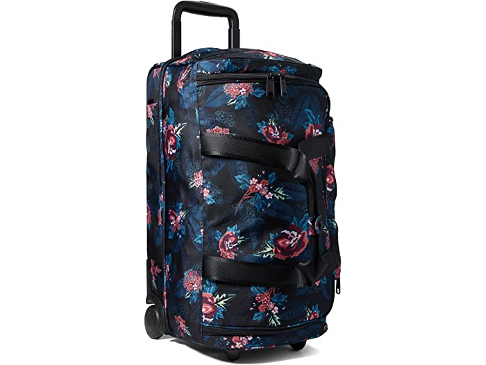 (取寄) ヴェラ ブラッドリー レディース Vera Bradley women Recycled Lighten Up Reactive Foldable Rolling Duffel Luggage Rose Foliage