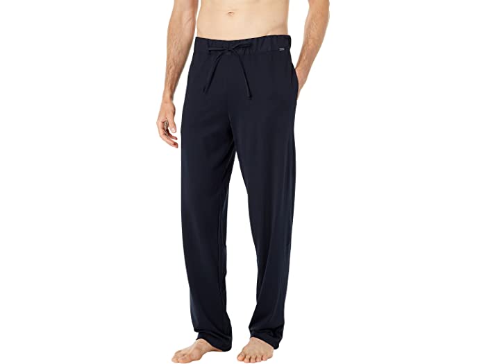 (取寄) ハンロ メンズ Hanro men Night and Day Knit Lounge Pants Black