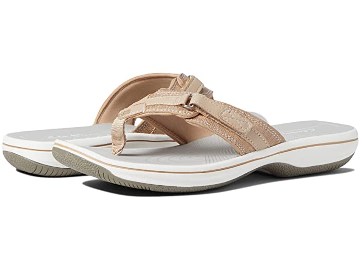 (取寄) クラークス 靴 シューズ レディース ブリーズ シー トープ Clarks women Breeze Sea Taupe Synthetic