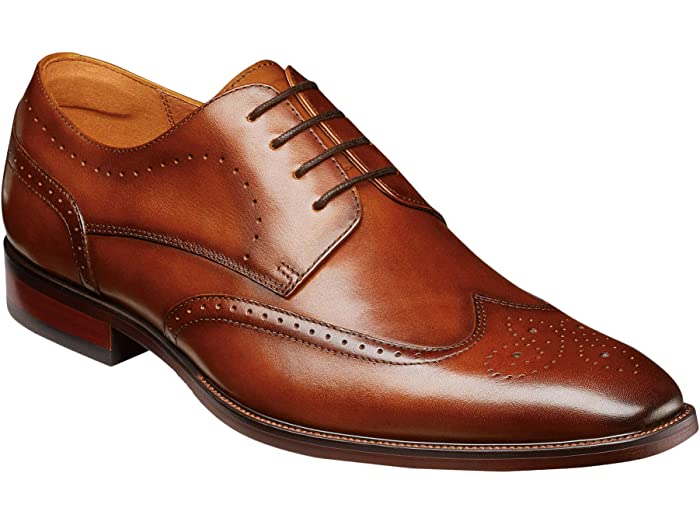 (取寄) フローシャイム メンズ Sorrento ウイング ティップ オックスフォード Florsheim men Sorrento Wing Tip Oxford Cognac Smooth