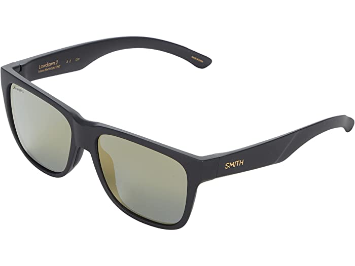 (取寄) スミス Smith Optics Lowdown 2 Matte Black Gold ChromaPop Polarized Black Gold