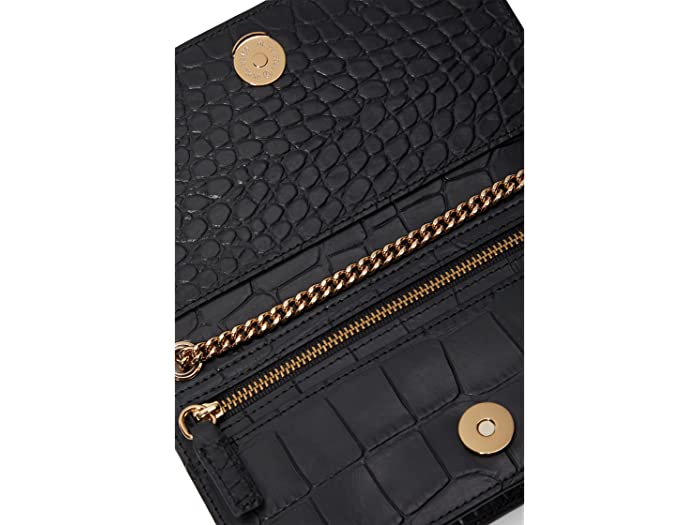 年中無休 取寄 カール ラガーフェルド パリ レディース Karl Lagerfeld Paris Women Slg Wallet On String Black Gold Support Altinfo Fr
