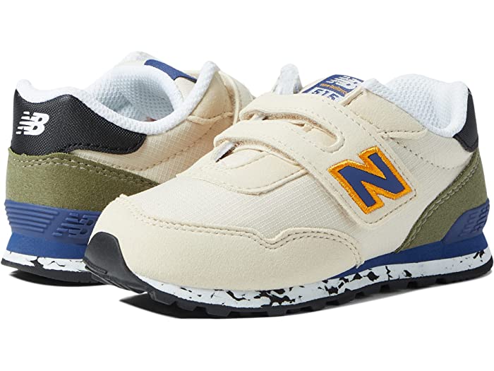 シルバーピーチ new balance 515 ゴールド キッズ スニーカー - 通販