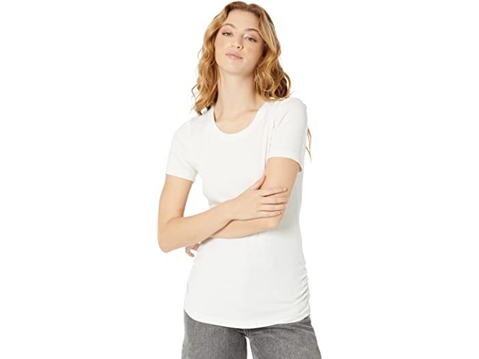 取寄 マイケル スターズ レディース Michael Stars women Jolie Tee Chalk 定番のお歳暮