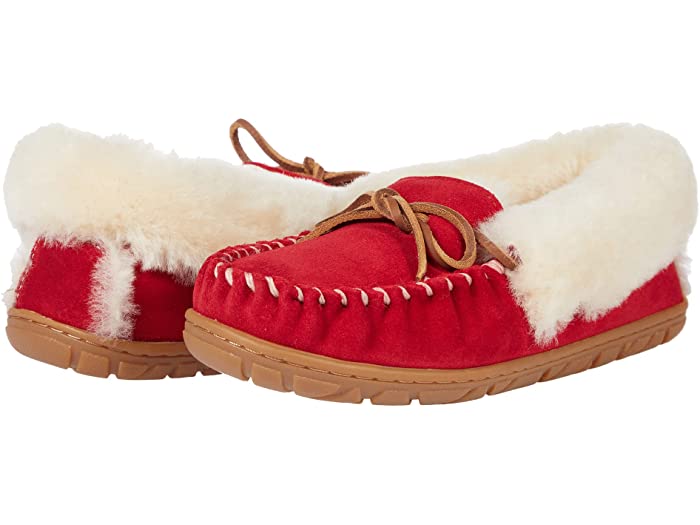 (取寄) エルエルビーン レディース ウィックド グッド モカシン L.L.Bean women Wicked Good Moccasins Dark Red