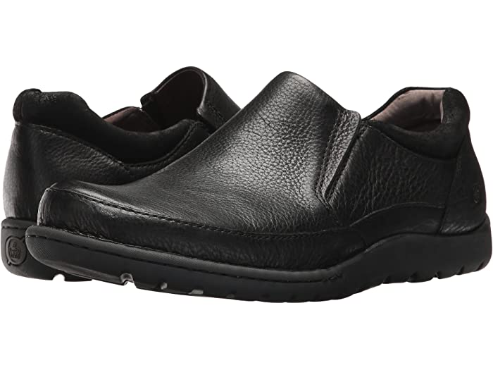 (取寄) ボーン メンズ ナイジェル スリッポン Born men Nigel Slip-On Black/Black Combo