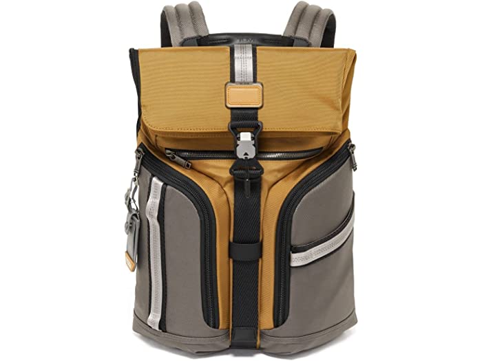 取寄 トゥミ メンズ Tumi men Logistics Backpack Golden Brown 柔らかな質感の