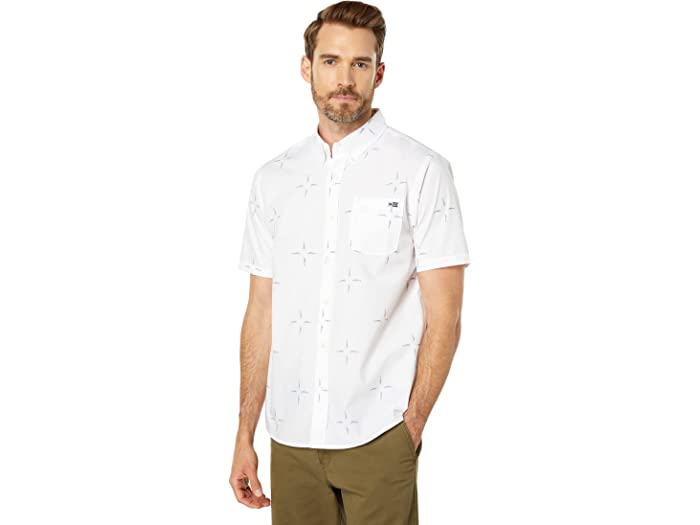 (取寄) ソルティ クルー メンズ Salty Crew men Markets Short Sleeve Woven White Slate