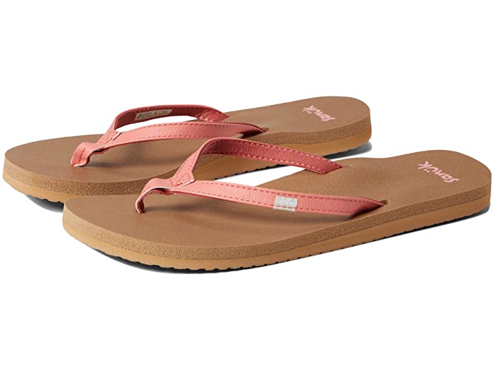 (取寄) サヌーク レディース ヨガ ジョイ Sanuk women Yoga Joy Burnt Coral