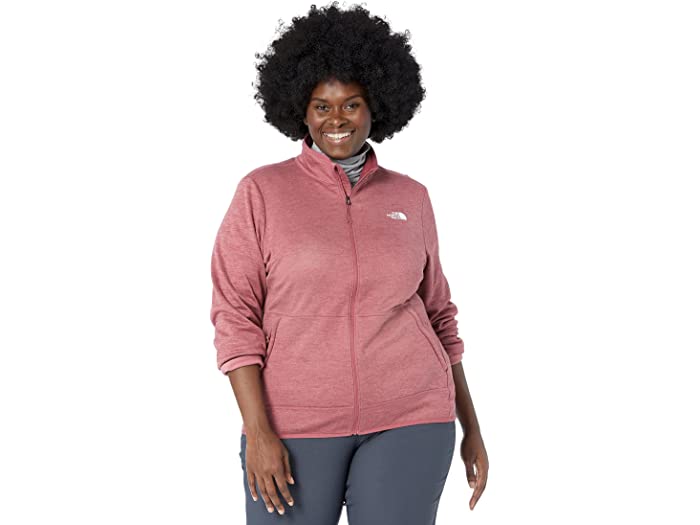 (取寄) ノースフェイス レディース The North Face women Plus Size Canyonlands Full Zip Wild Ginger Heather