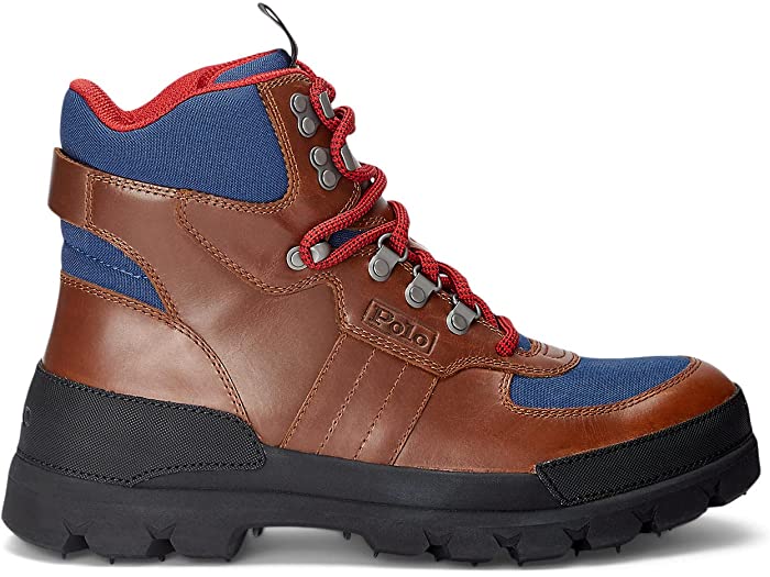 安心と信頼 取寄 ラルフローレン メンズ Polo Ralph Lauren men Oslo Tactical Boot Tan Light  Navy Red stationery-wholesalers.co.za