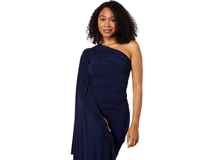 メール便可 2セットまで Norma Kamali レディース 女性用 ファッション ドレス Diana Dress To Knee w/  Sleeve True Navy 通販