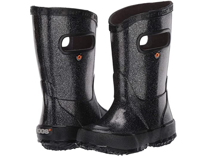 (取寄) ボグス キッズ ガールズ レイン ブーツ グリッター (トドラー/リトル キッド/ビッグ キッド) Bogs Kids girls Rain Boot Glitter (Toddler/Little Kid/Big Kid) Black
