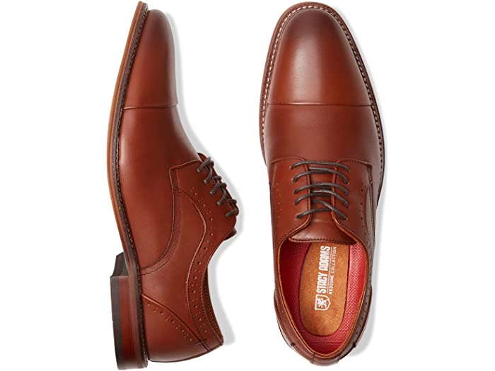 (取寄) ステイシー アダムス メンズ マドックス キャップ トゥ オックスフォード Stacy Adams men Maddox Cap Toe Oxford Chocolate