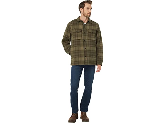 (取寄)フェールラーベンメンズライトパッテッドシャツFjllrvenmenOvikLitePaddedShirtDeepForest/LaurelGreen