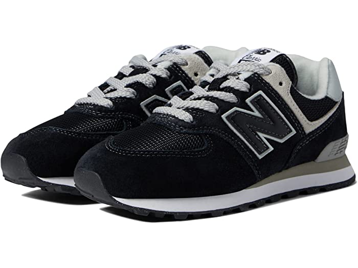 (取寄) ニューバランス スニーカー キッズ ボーイズ 574 コア New Balance Kids boys 574 Core (Little Kid) Black/White