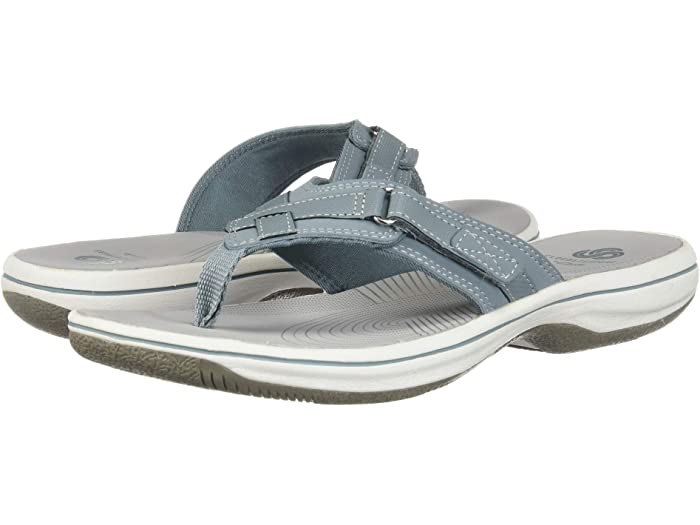 (取寄) クラークス 靴 シューズ レディース ブリーズ シー ブルー Clarks women Breeze Sea Blue Grey Synthetic