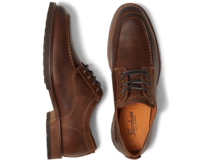 (取寄) フローシャイム メンズ ロッジ モック トゥ オックスフォード Florsheim men Lodge Moc Toe Oxford Brown Crazy Horse
