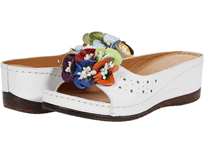(取寄) スプリング ステップ レディース フラワーチャイルド Spring Step women Flowerchild White Leather
