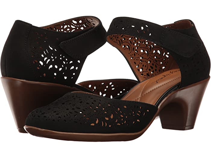 (取寄) イージースピリット レディース シンディ Easy Spirit women Cindie Black Nubuck