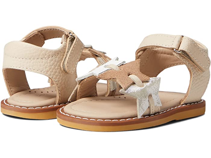 10471円 選ぶなら 取寄 エレファンティート ガールズ スターズ サンダル トドラー Elephantito girls Stars Sandal  Toddler Cream