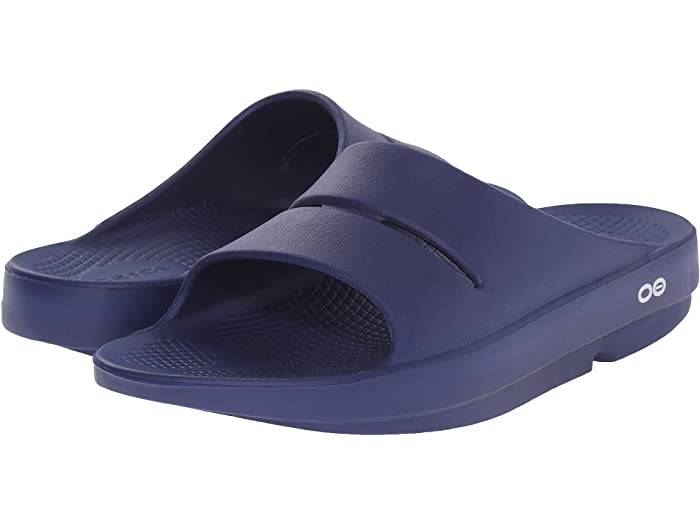 (取寄) ウーフォス ウーアー スライド サンダル OOFOS OOahh Slide Sandal Navy