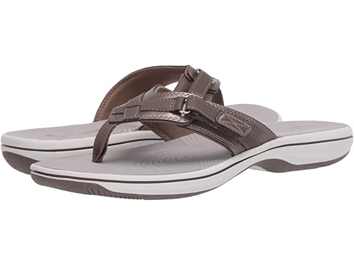 (取寄) クラークス 靴 シューズ レディース ブリーズ シー Clarks women Breeze Sea Pewter Synthetic