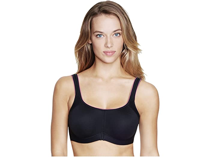 (取寄) ドミニク レディース ゾエ マキシマム サポート スポーツ ブラ Dominique women Zoe Pro Maximum Support Sports Bra Black