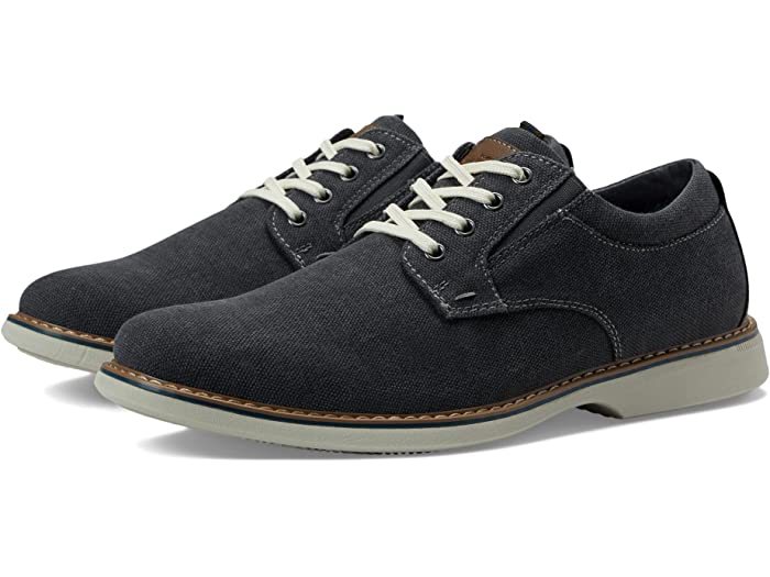 (取寄) ナン ブッシュ メンズ オットー キャンバス プレーン トゥ オックスフォード Nunn Bush men Otto Canvas Plain Toe Oxford Gray
