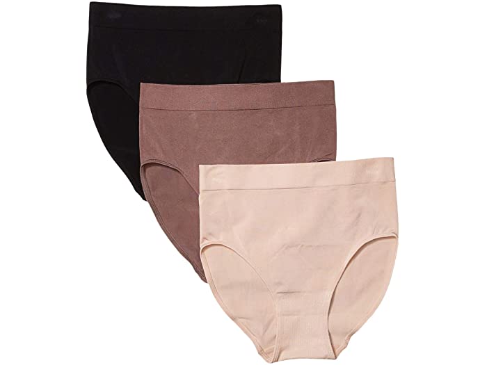(取寄) ワコール レディース B-Smooth ブリーフ パック Wacoal women B-Smooth Brief Pack Rosedust/Deep Taupe/Black