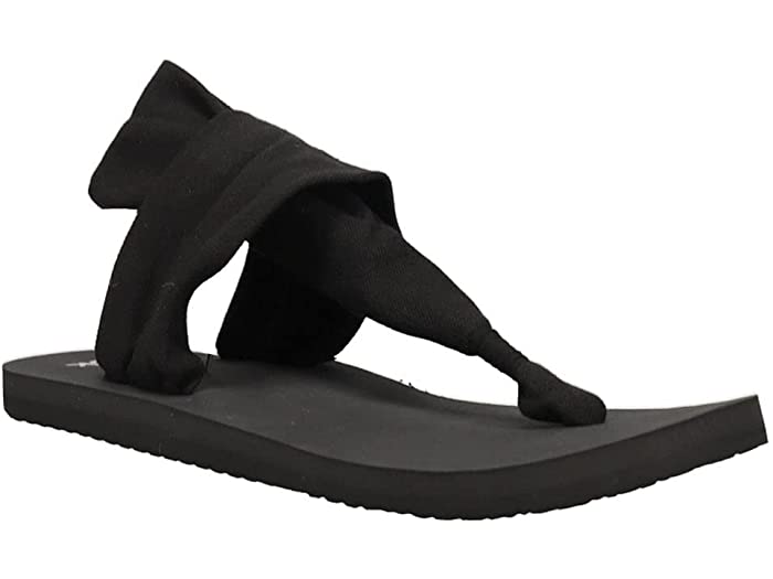 (取寄) サヌーク レディース スリング ソフト トップ Sanuk women Sling Soft Top Black
