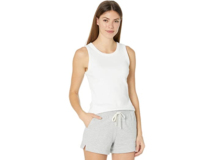 (取寄) リラ P レディース 1X1 リブ ジュエル タンク Lilla P women 1x1 Rib Jewel Tank White
