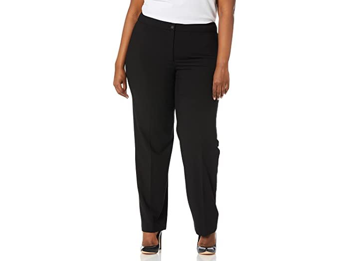 (取寄) カルバンクライン レディース ウィメンズ プラス サイズ キャリア パンツ Calvin Klein women Women's Plus Size Career Pant Black