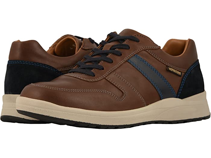 (取寄) メフィスト メンズ ヴィート Mephisto men Vito Chestnut/Navy Randy/Blue Suede